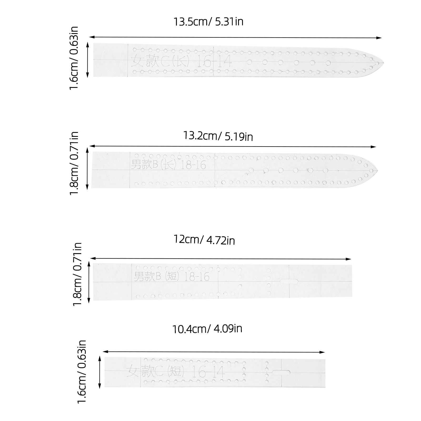 2Sets Watch Strap Acrylic Temp - Leatherworking Guide 评论和价格