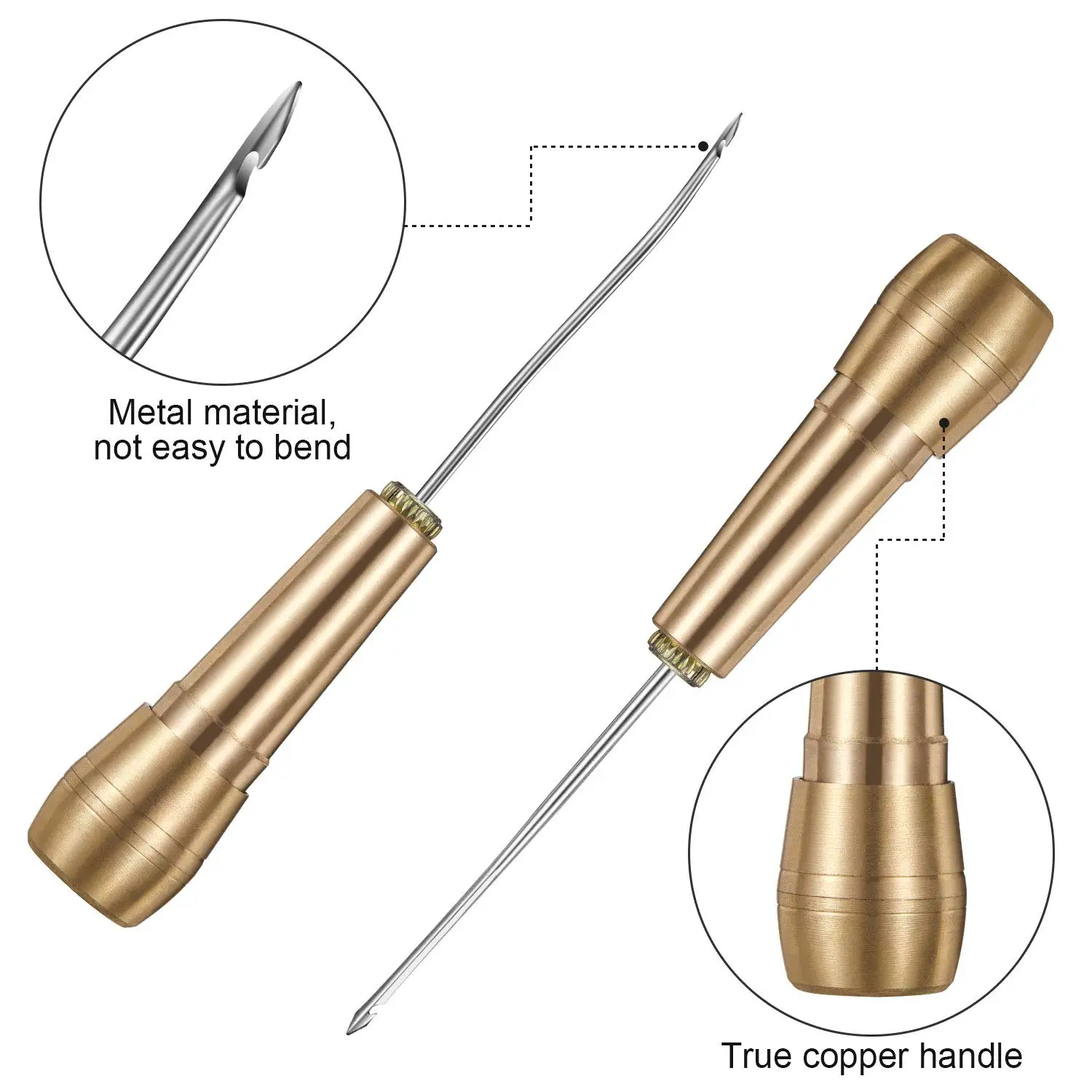 Leather Stitching Kit w/Copper - Leatherwork Kit 评论和价格