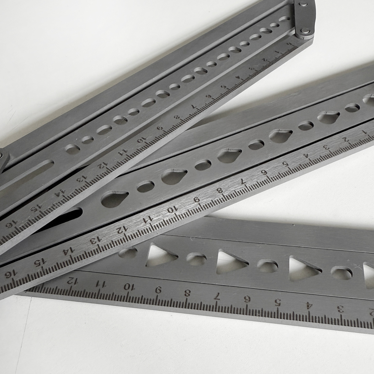 Steel Leather Belt Position Ru - Leatherwork Ruler 评论和价格