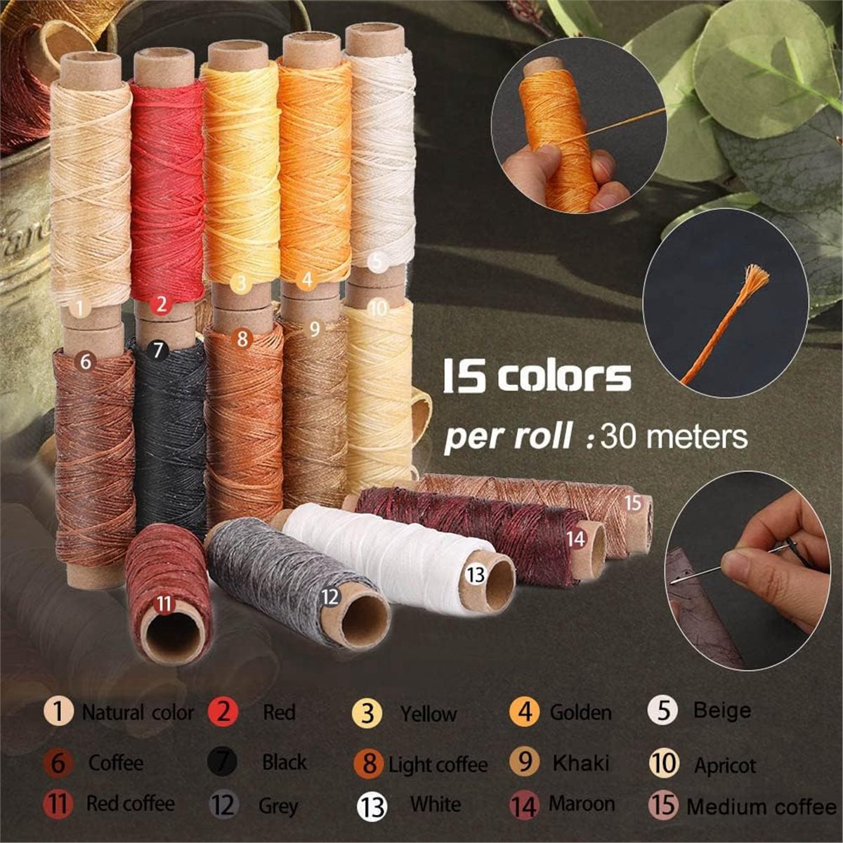 2026 NEW 66Pcs Leather Working - Beginner Leatherwork Kit 评论和价格