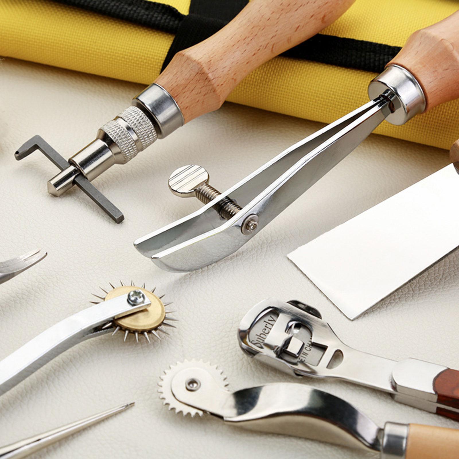 29x PU Leather Working Kit Equ - Beginner Leatherwork Kit 评论和价格