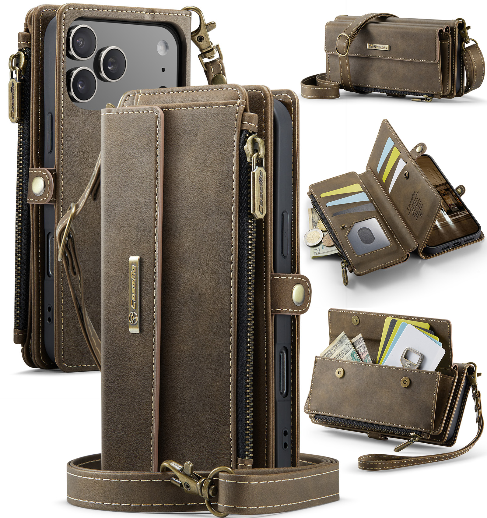 Business Magnetic Card Solt Wa - Leather Work Bag 评论和价格