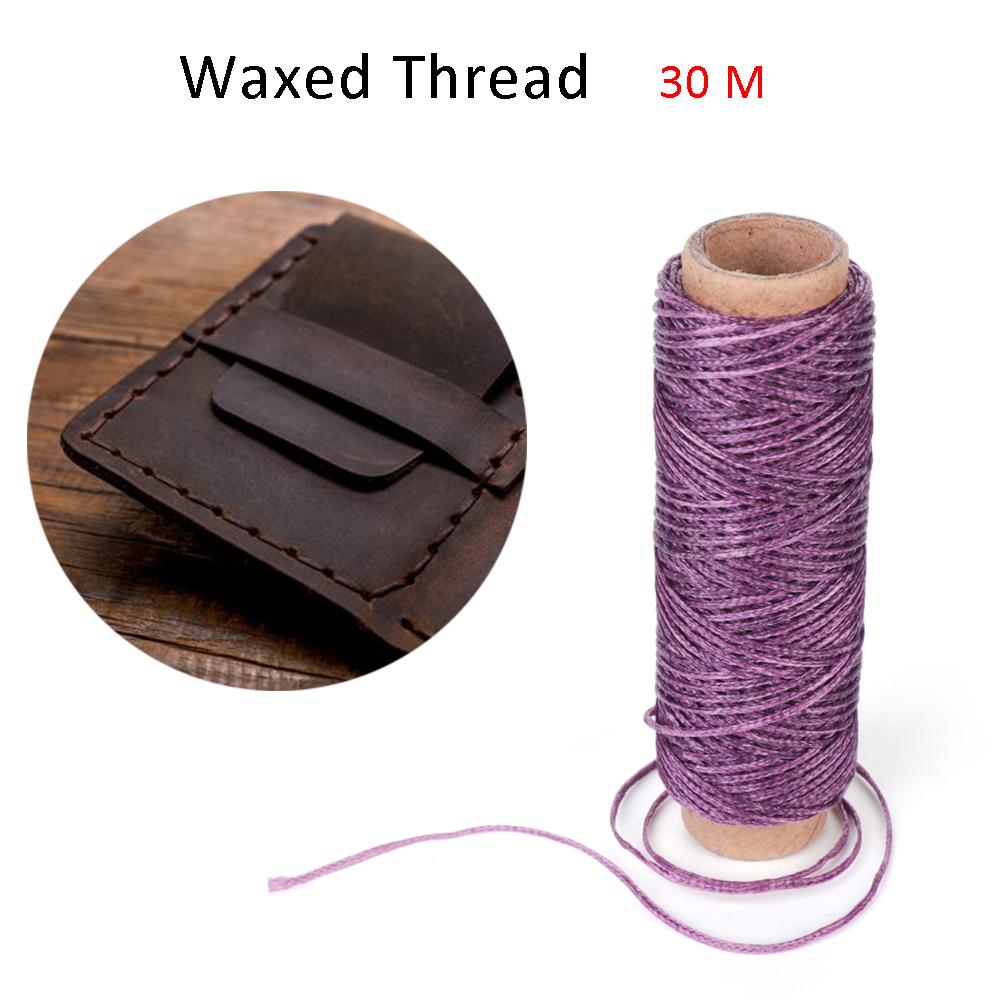 30m/roll Waxed Thread Cotton C - Leatherworking Equipment 评论和价格