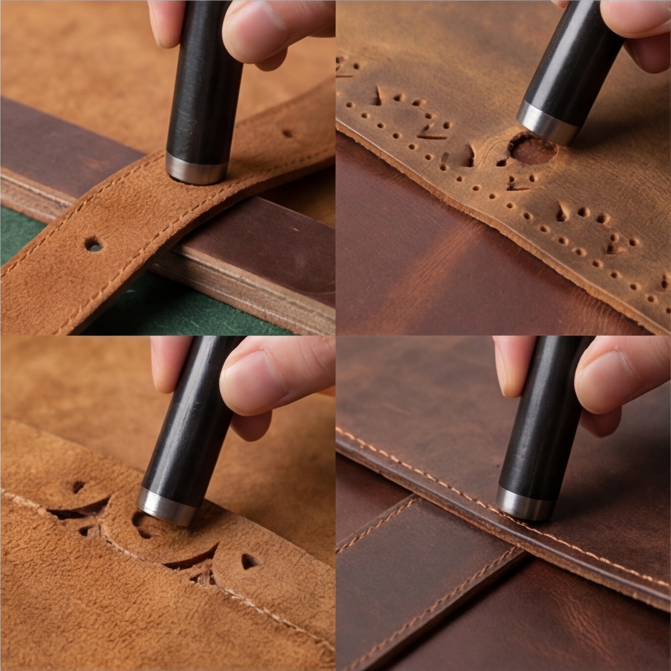 A49 DIY Leatherworking round C - Leatherwork Kit 评论和价格