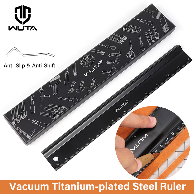 WUTA Leather Cutting Ruler Saf - Leatherwork Ruler 评论和价格