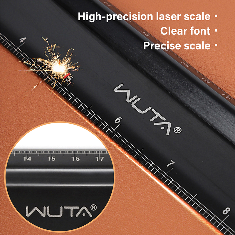 WUTA Leather Cutting Ruler Saf - Leatherwork Ruler 评论和价格