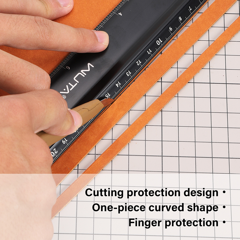 WUTA Leather Cutting Ruler Saf - Leatherwork Ruler 评论和价格