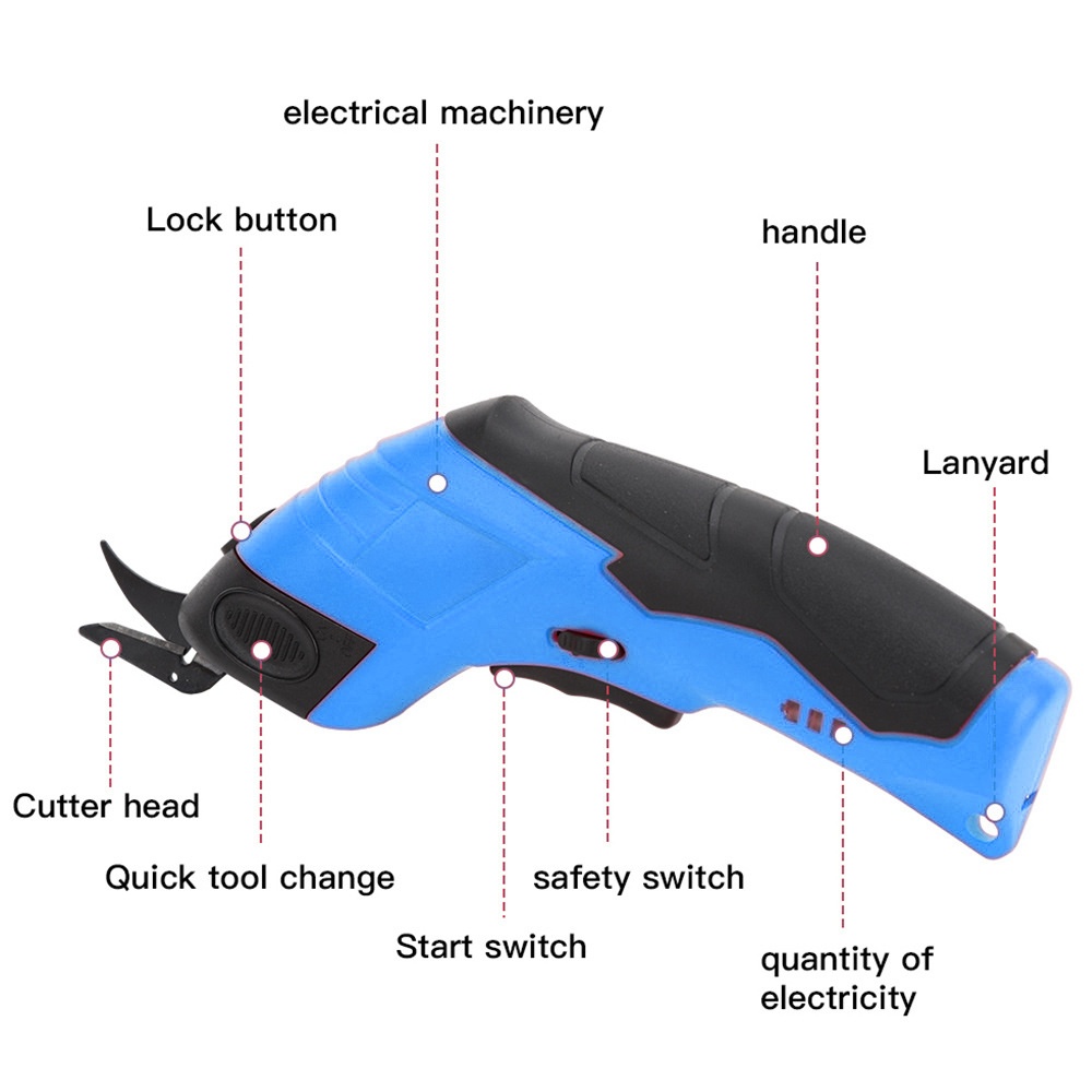 3.6V Electric Scissors Fabric  - Leatherworking Equipment 评论和价格