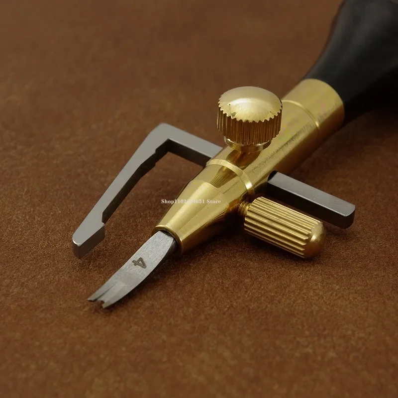 Adjustable Multi-function Cutt - Leatherwork Ruler 评论和价格