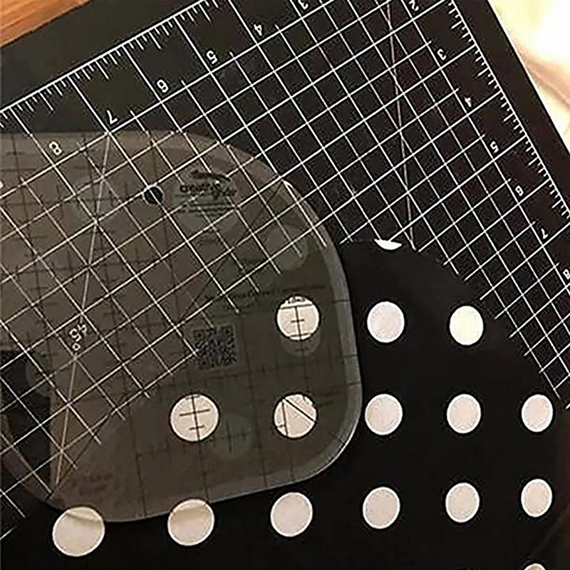 Curved Corner Cutter Quilt Rul - Leatherwork Ruler 评论和价格