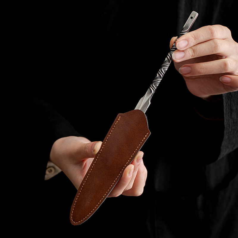 Stainless Steel Tea Knife with - Leatherwork Knives 评论和价格