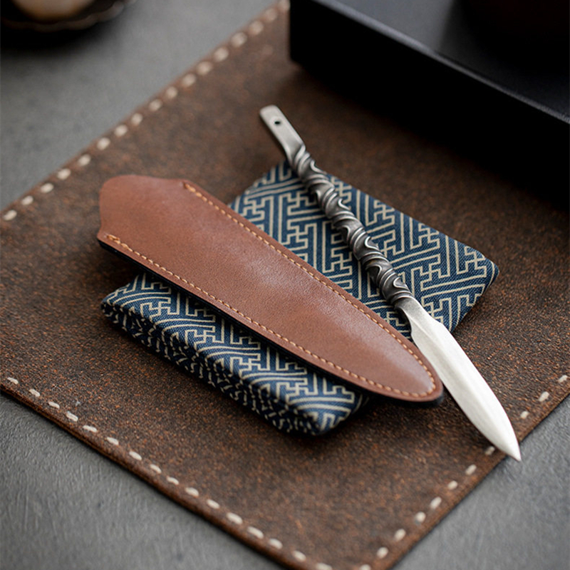 Stainless Steel Tea Knife with - Leatherwork Knives 评论和价格