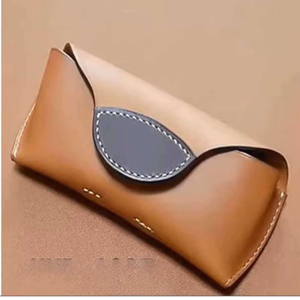 16.5x8.5cm eyeglass case  bag  - Leatherwork Knives 评论和价格