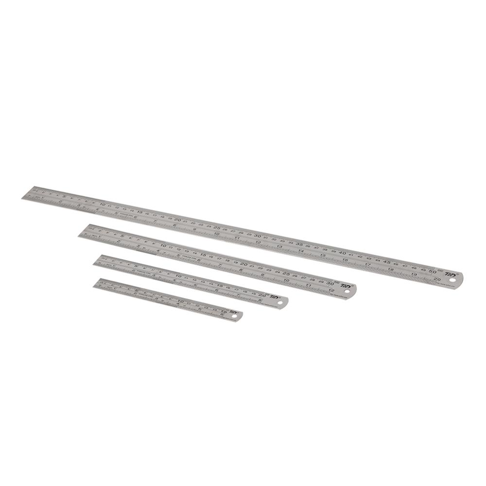 Stainless Steel Double Side St - Leatherwork Ruler 评论和价格