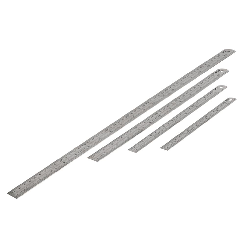 Stainless Steel Double Side St - Leatherwork Ruler 评论和价格