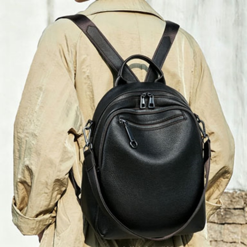 Genuine Leather Women's Backpa - Leather Work Bag 评论和价格