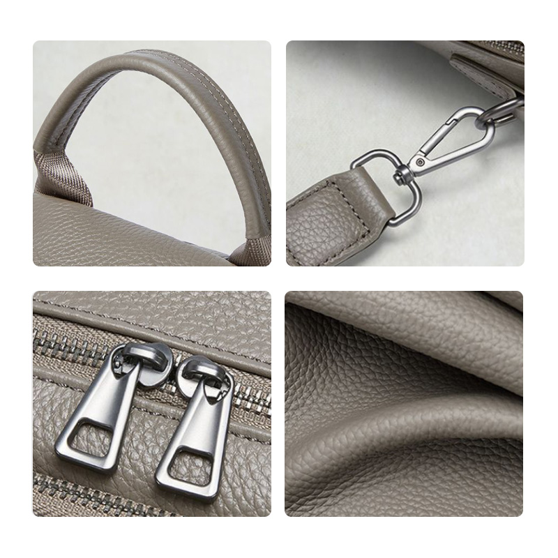 Genuine Leather Women's Backpa - Leather Work Bag 评论和价格