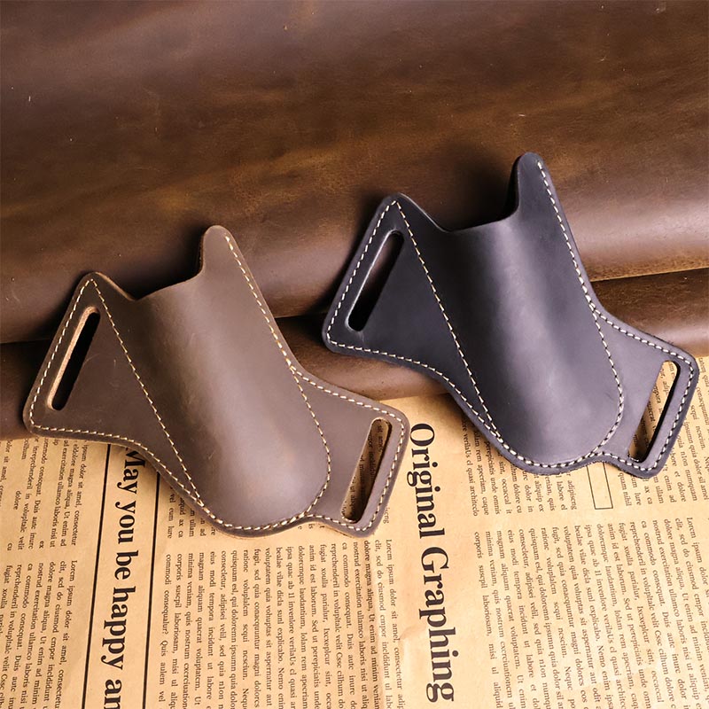 1pcHandmade leatherpocketscabb - Leatherwork Knives 评论和价格